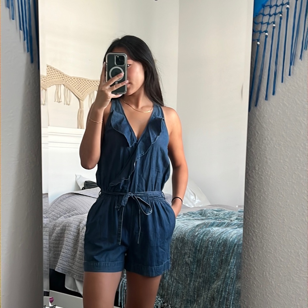 American Rag Cie Denim Romper XS